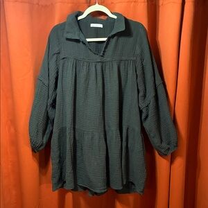 Ces Femme Grey Textured Tunic